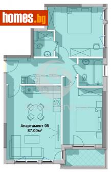 Тристаен, 101m² - Апартамент за продажба - 111594727