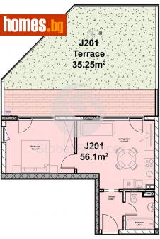 Двустаен, 66m² - Апартамент за продажба - 111594729