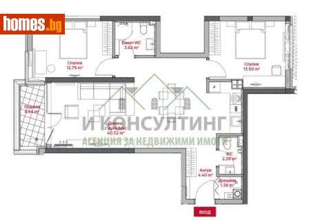 Тристаен, 114m² - Апартамент за продажба - 111595531