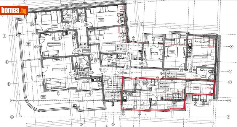 Двустаен, 62m² - Жк. Стрелбище, София - Апартамент за продажба - Trust Broker Solutions - 111646176