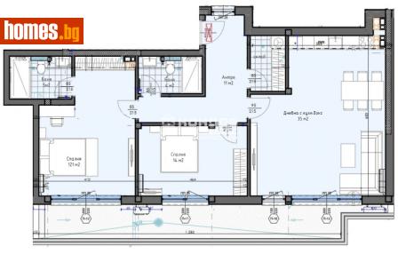 Тристаен, 157m² - Апартамент за продажба - 111652126