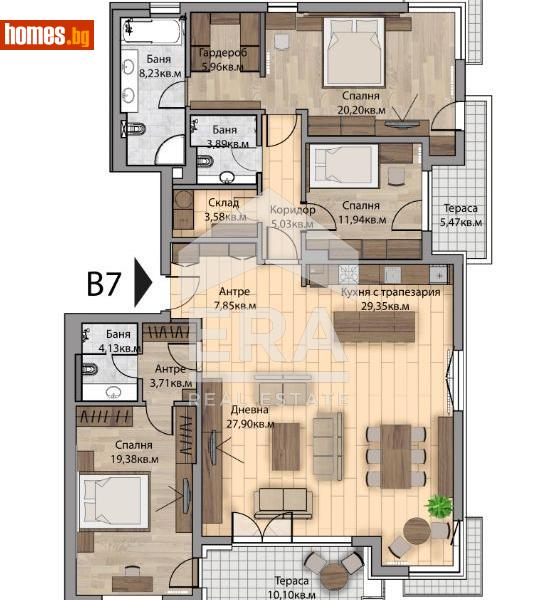 Четиристаен, 225m² - Кв. Симеоново, София - Апартамент под наем - ЕРА София Тренд - 111678551