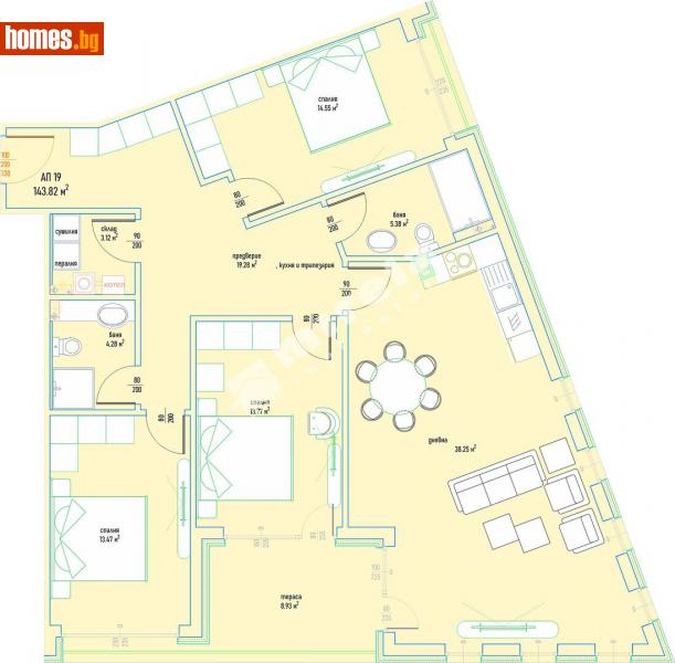 Четиристаен, 174m² - Кв. Малинова Долина, София - Апартамент за продажба - МИРЕЛА - 111679362