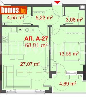 Двустаен, 79m² - Апартамент за продажба - 111694378