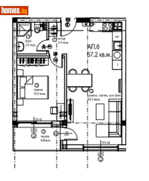 Двустаен, 65m² -  Иваняне, София - Апартамент за продажба - Титан Пропъртис - 111712673