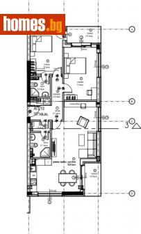 Тристаен, 115m² - Апартамент за продажба - 111712948