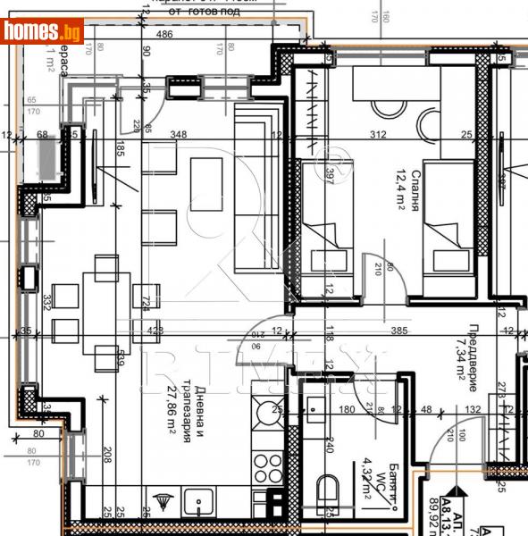 Двустаен, 105m² - Кв. Остромила, Пловдив - Апартамент за продажба - Римекс Имоти - 111715742