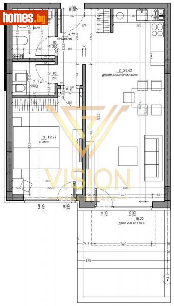 Двустаен, 71m² - Кв. Малинова Долина, София - Апартамент за продажба - Vision Real Estate - 111715824