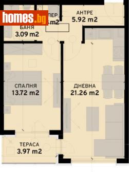 Двустаен, 63m² - Апартамент за продажба - 111724342