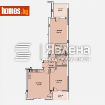 Тристаен, 109m² - Апартамент за продажба - 111743139