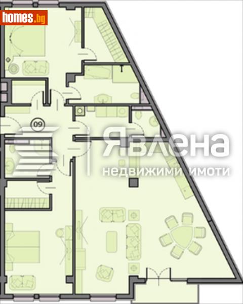 Тристаен, 190m² - Кв. Манастирски Ливади, София - Апартамент за продажба - ЯВЛЕНА - 111743238