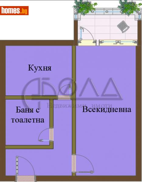 Едностаен, 48m² - Жк. Люлин 1, София - Апартамент за продажба - Абела - 111746536