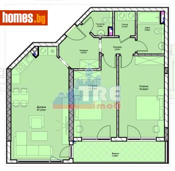 Тристаен, 115m² - Апартамент за продажба - 111764832