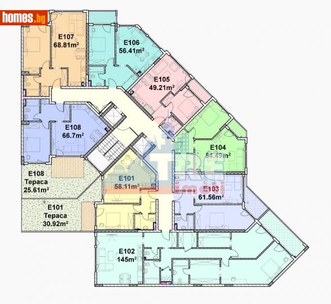 Двустаен, 101m² - Жк. Полигона, София - Апартамент за продажба - ТЕНДЕНЗ РИАЛ ЕСТЕЙТ - 111764849