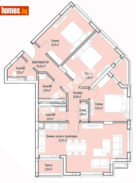 Четиристаен, 145m² - София, София - град - Апартамент за продажба - МИРЕЛА - 111837809