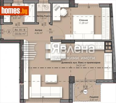 Двустаен, 72m² - Апартамент за продажба - 111867626