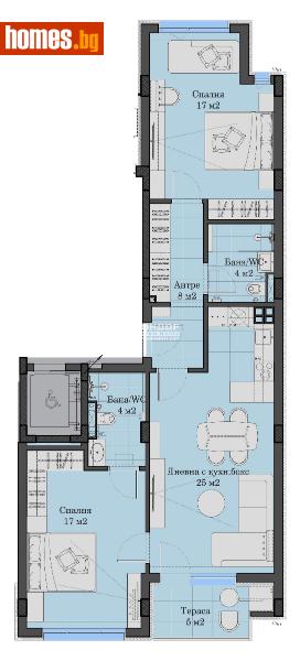Тристаен, 120m² -  Център, Пловдив - Апартамент за продажба - КОНДОР НЕДВИЖИМИ ИМОТИ - 111902755