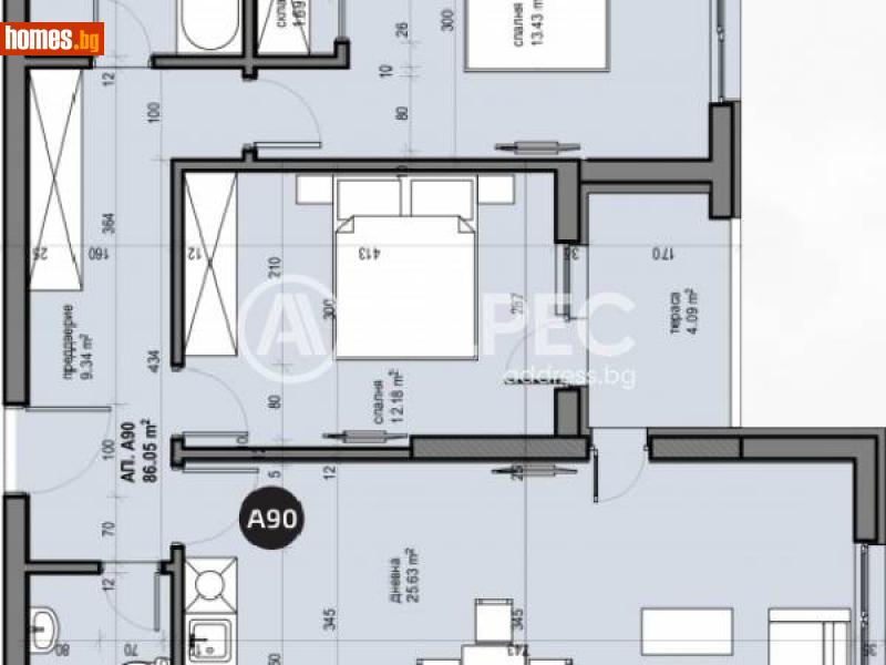 Тристаен, 101m² - Жк. Люлин 5, София - Апартамент за продажба - АДРЕС НЕДВИЖИМИ ИМОТИ - 111933629