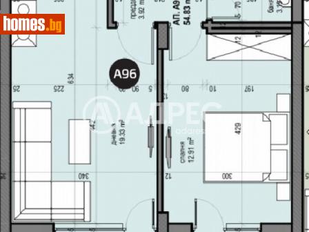 Двустаен, 63m² - Апартамент за продажба - 111933665