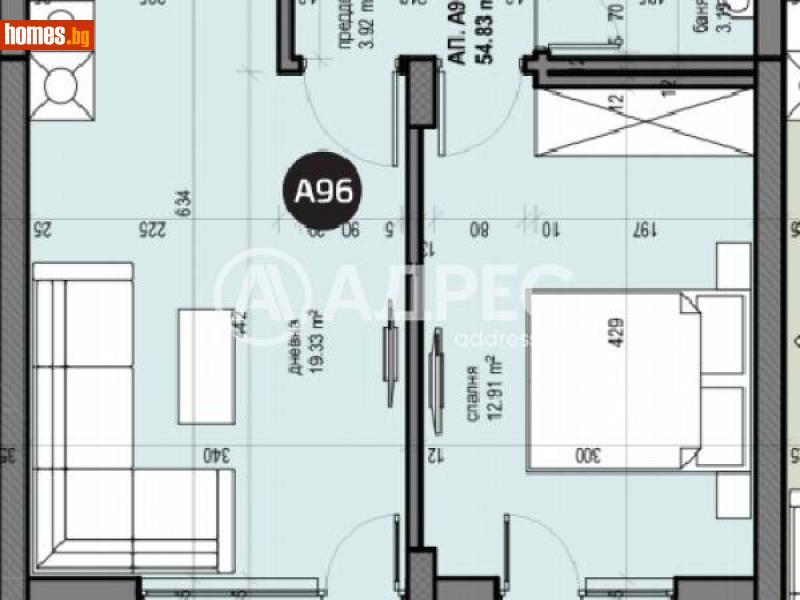 Двустаен, 63m² - Жк. Люлин 5, София - Апартамент за продажба - АДРЕС НЕДВИЖИМИ ИМОТИ - 111933665