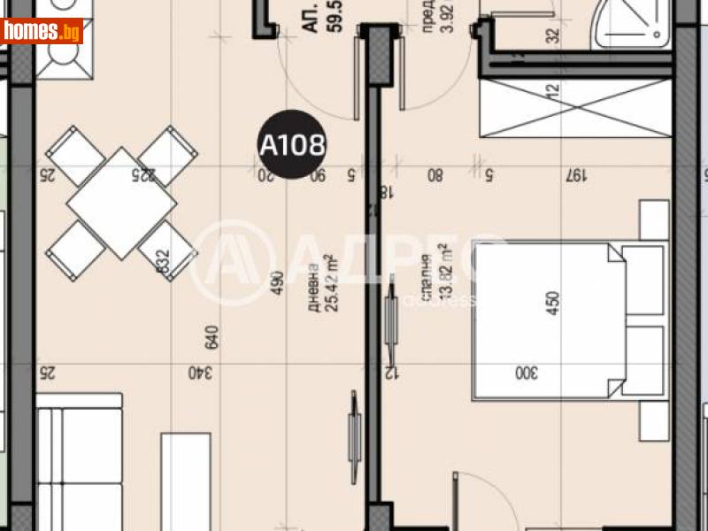 Двустаен, 69m² - Жк. Люлин 5, София - Апартамент за продажба - АДРЕС НЕДВИЖИМИ ИМОТИ - 111933725