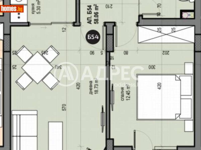 Двустаен, 68m² - Жк. Люлин 5, София - Апартамент за продажба - АДРЕС НЕДВИЖИМИ ИМОТИ - 111933778