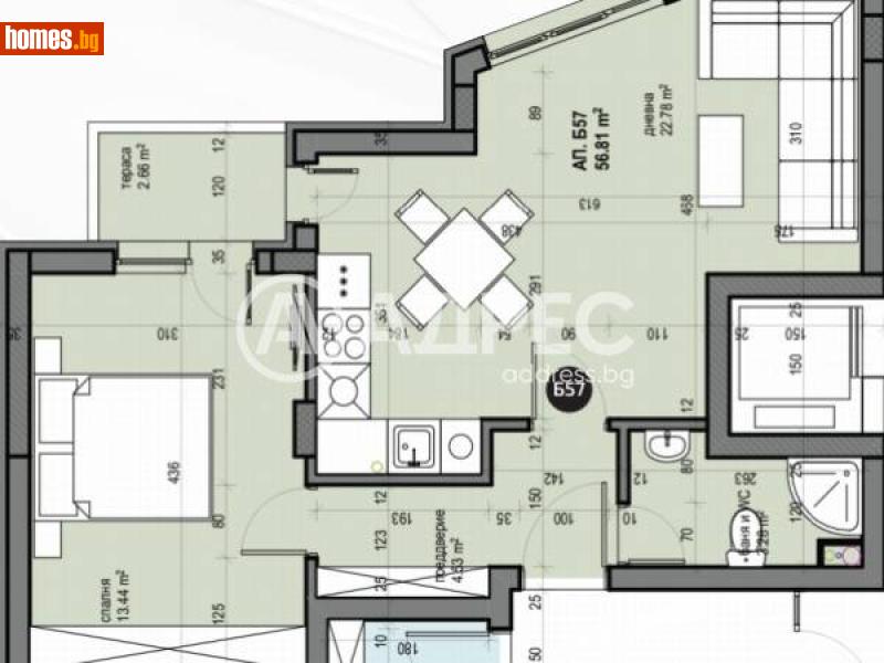 Двустаен, 66m² - Жк. Люлин 5, София - Апартамент за продажба - АДРЕС НЕДВИЖИМИ ИМОТИ - 111933784