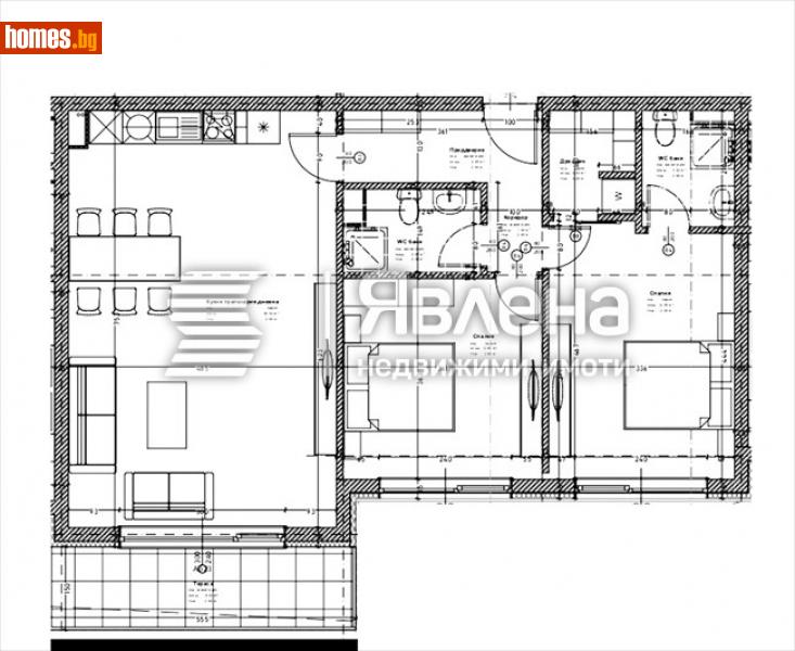 Тристаен, 117m² - Жк. Младост 2, София - Апартамент за продажба - ЯВЛЕНА - 111964058