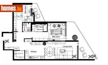 Тристаен, 176m² - Апартамент за продажба - 111978709