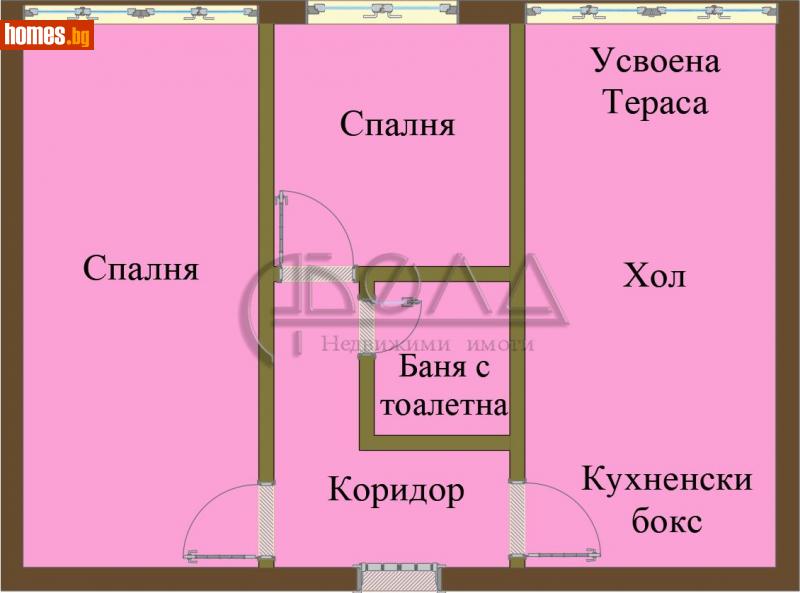 Тристаен, 75m² - Жк. Полигона, София - Апартамент за продажба - Абела - 111980170