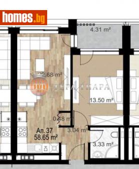 Двустаен, 70m² - Апартамент за продажба - 111992094