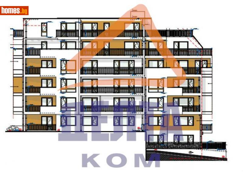 Тристаен, 1619m² - Жк. Лазур, Бургас - Апартамент за продажба - ДЕЛТА КОМ - 112000516