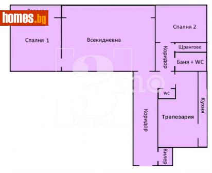 Тристаен, 85m² - Апартамент за продажба - 112007594