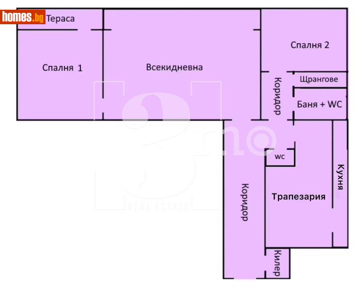 Тристаен, 85m² - Жк. Дружба 2, София - Апартамент за продажба - 3mo недвижими имоти - 112007594