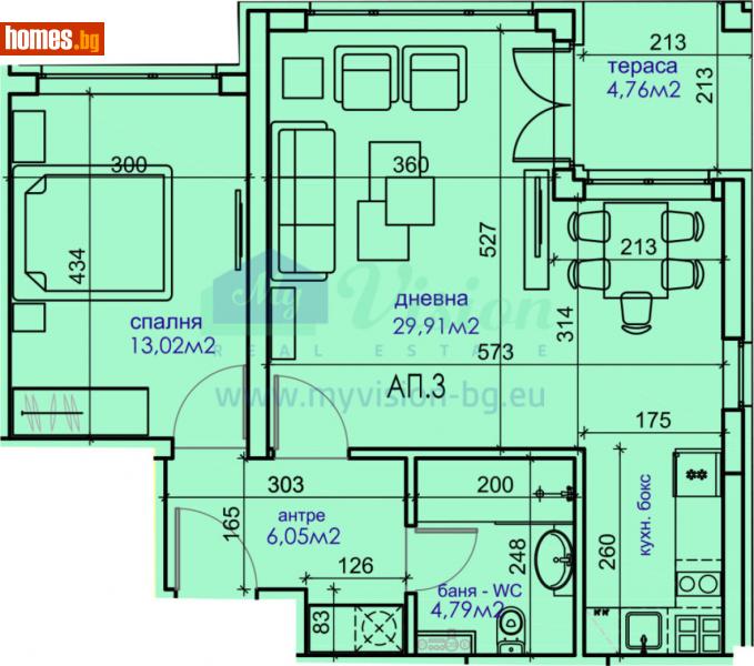 Двустаен, 65m² - София, София - град - Апартамент за продажба - Myvision Real Estate - 112028080