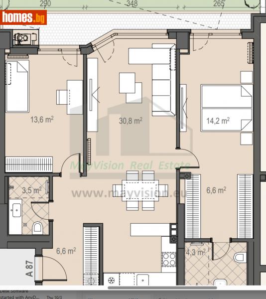 Тристаен, 94m² - Жк. Бъкстон, София - Апартамент за продажба - MayVision Real Estates - 112028148