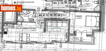 Двустаен, 65m² - Апартамент за продажба - 112028153