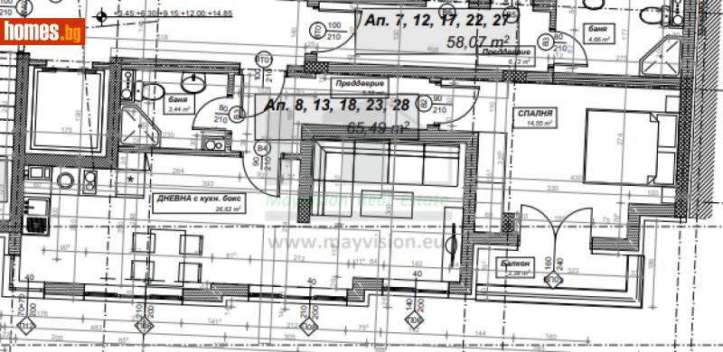 Двустаен, 65m² - Жк. Стрелбище, София - Апартамент за продажба - MayVision Real Estates - 112028153