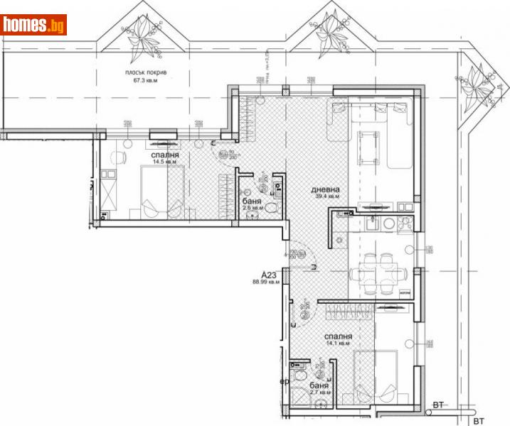 Многостаен, 222m² - Кв. Витоша, София - Апартамент за продажба - Myvision Real Estate - 112028839