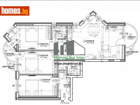 Четиристаен, 125m² - Апартамент за продажба - 112028843