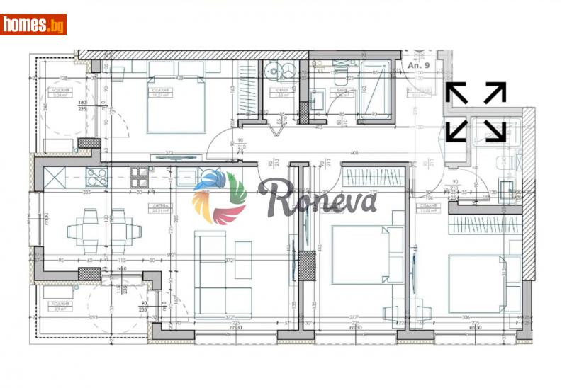 Четиристаен, 120m² - Жк. Младост, Варна - Апартамент за продажба - РОНЕВА ООД - 112057199