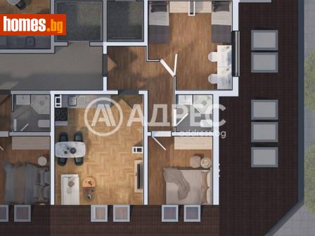 Тристаен, 91m² - Апартамент за продажба - 112059546