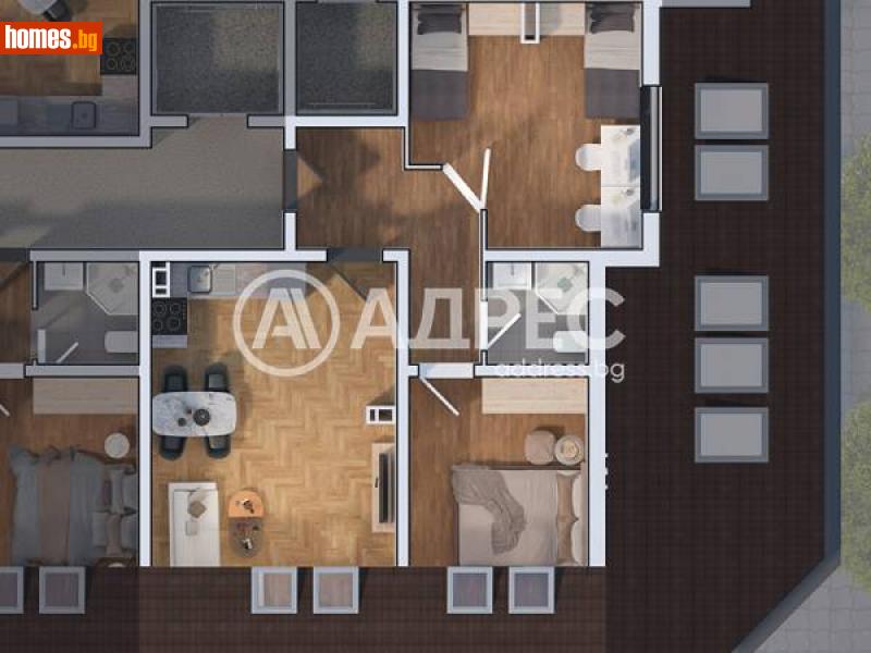 Тристаен, 91m² - Жк. Дружба 1, София - Апартамент за продажба - АДРЕС НЕДВИЖИМИ ИМОТИ - 112059546