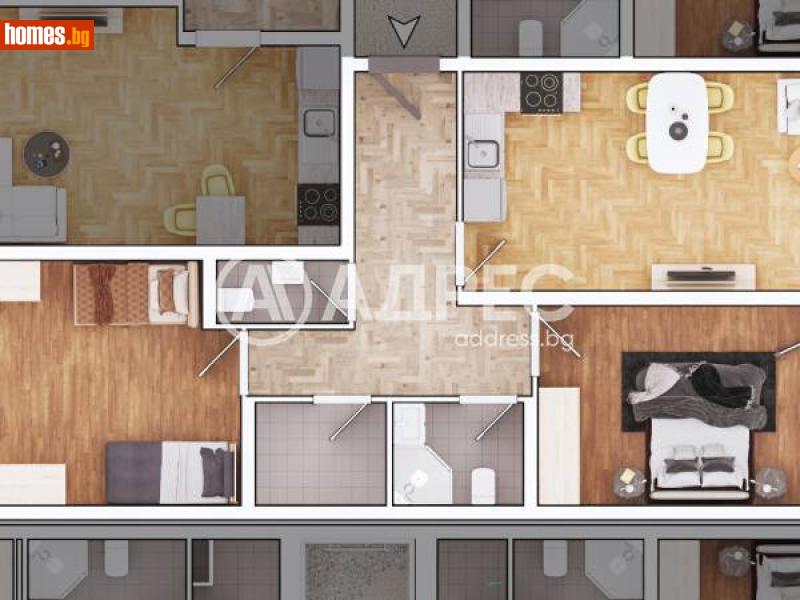 Тристаен, 133m² - Жк. Овча Купел, София - Апартамент за продажба - АДРЕС НЕДВИЖИМИ ИМОТИ - 112059603