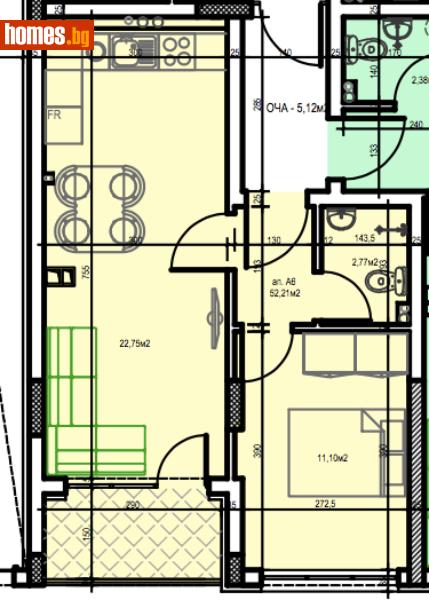 Двустаен, 65m² - Кв. Три чучура, Стара Загора - Апартамент за продажба - Старт Инвестмънт Груп - 112095875