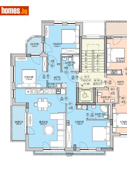 Четиристаен, 136m² - Кв. Кръстова Вада, София - Апартамент за продажба - Calista Estate - 112096712