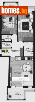 Тристаен, 112m² - Апартамент за продажба - 112102018