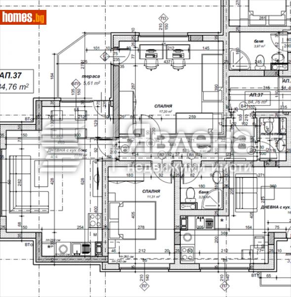 Тристаен, 98m² - Жк. Овча Купел 2, София - Апартамент за продажба - ЯВЛЕНА - 112108547