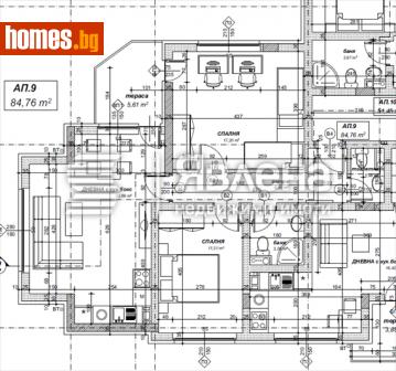 Тристаен, 98m² - Апартамент за продажба - 112108566