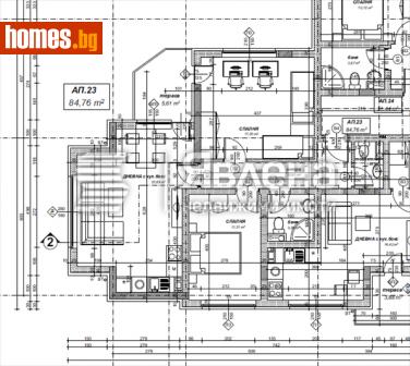 Тристаен, 98m² - Апартамент за продажба - 112108576